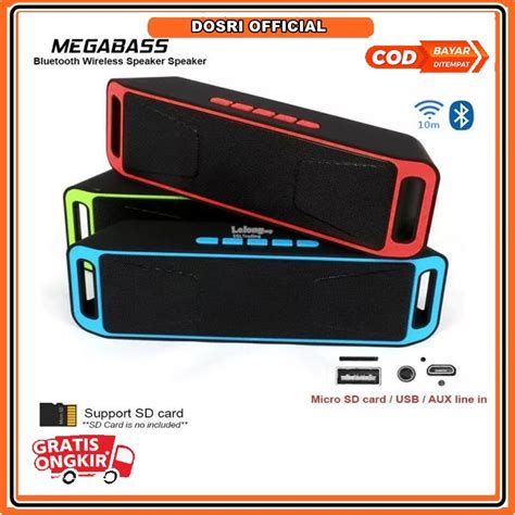 Jual Bisa Cod Speaker Bluetooth Megabass Stereo A Dp S Speaker