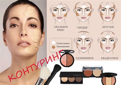 Контуринг для лица круглого схема - Фото подборки 3
