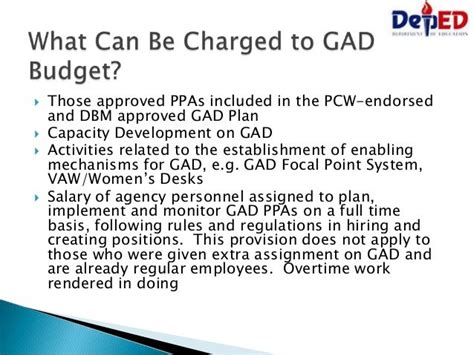Deped Guidelines On The Preparation Of Gad Plans
