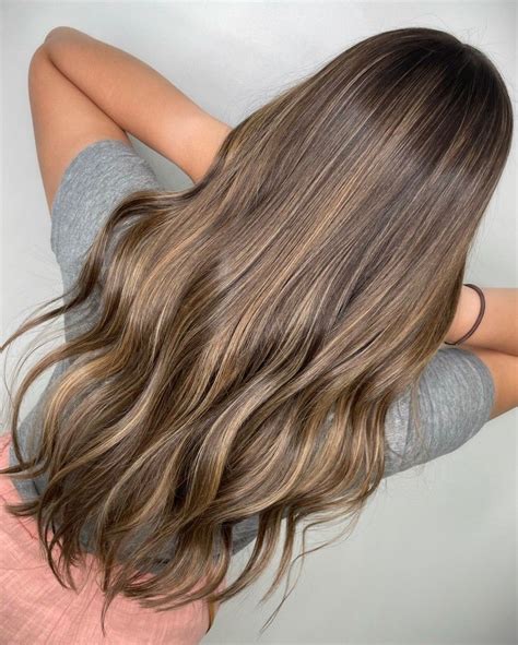 Ash Brown Hair Balayage With Curl Brown Hair Balayage Balayage