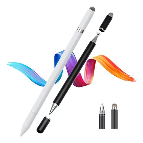 2pcs Universal Pluma Lápiz Tactil Óptico Tablet Stylus 3in1 Meses sin