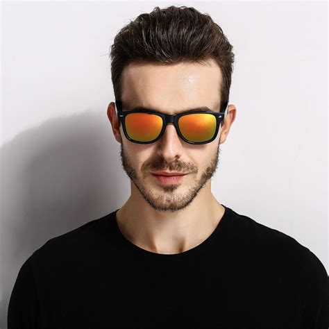 Orange Color Model Polarized Sunglasses Sunglasses Mens Sunglasses