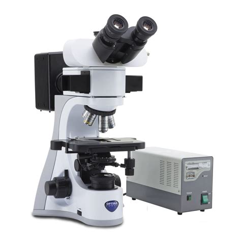 Optical Microscope B 510FL Optika Italy Laboratory Trinocular