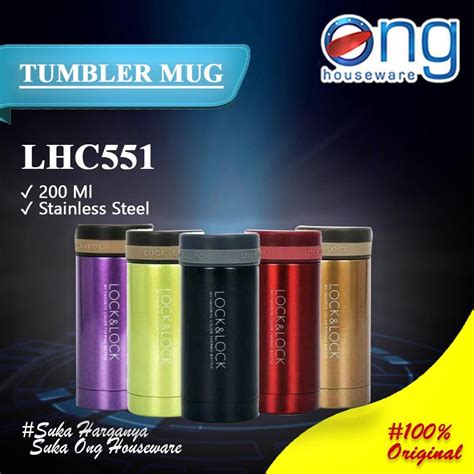 Jual Termos Air Minum Mini Tumbler Mug Hot Cool Botol Ml Lock Lock Lhc Lhc Lhc