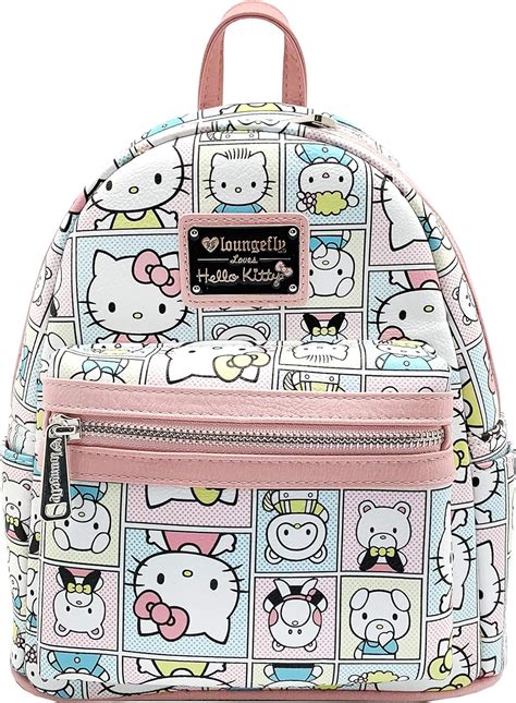 Loungefly X Sanrio Hello Kitty Friends Allover Print Mini Backpack White Size One Size Amazon