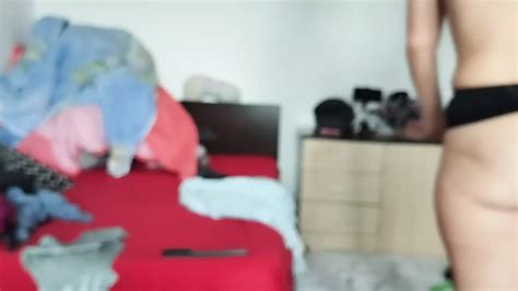 Amateur Wife Enjoys Trying On The Clothes She Cuts Amateur Wife Dances Naked Around The House