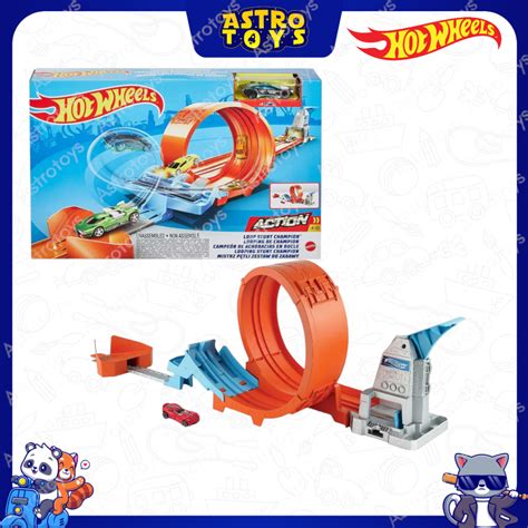 Jual Track Hot Wheels Loop Stunt Champion Original Gbf Lintasan Jalanan Mobil Hotwheels