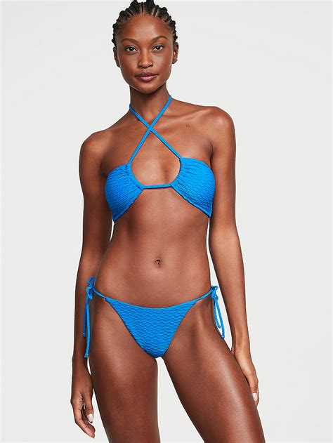 Buy Mix Match Side Tie Cheeky Bikini Bottom Shocking Blue Order Bikini Bottom Online
