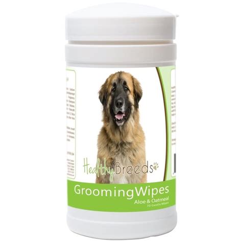 HealthyBreeds Healthy Breeds 840235180234 Leonberger Grooming Wipes- 70 ...