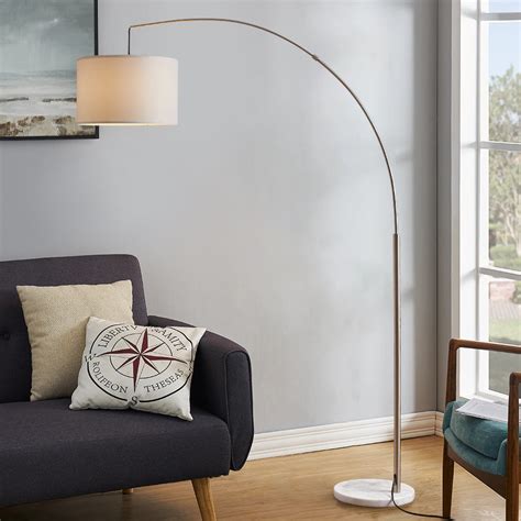 Latitude Run® 72'' Silver Arched/Arc Floor Lamp & Reviews - Wayfair Canada