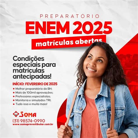 Pre Enem Em Bh - SOMA Pré-Vestibular | Preparatório ENEM 2025