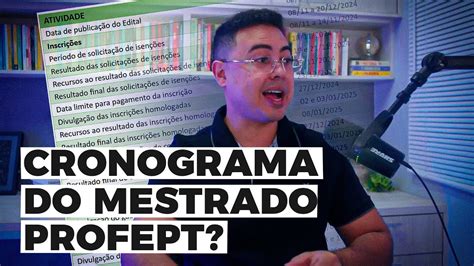 Quanto Tempo É O Mestrado - Entenda o cronograma do mestrado em Educação Profissional e Tecnológica ...
