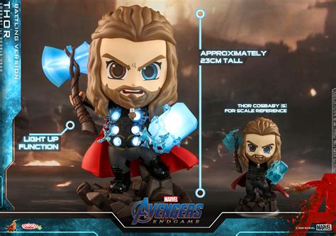 Hot Toys Lan A Nova Linha Especial De Cosbabies De Vingadores Ultimato Universo Marvel