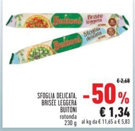 Sfoglia Delicata Bris E Leggera Buitoni Rotonda G Offerta Di Conad