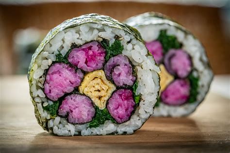 Hot Pink Flower Kazari Sushi Sushi Day