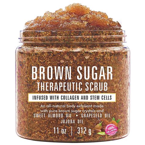 Private Custom Moisturizing Skin Exfoliating Brown Sugar Natural Body Scrub China Body Scrub