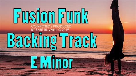 Fusion Funk Backing Track E Minor Funky Pop YouTube