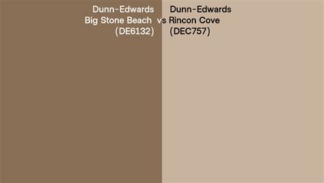 Dunn Edwards Big Stone Beach Vs Rincon Cove Side By Side Comparison