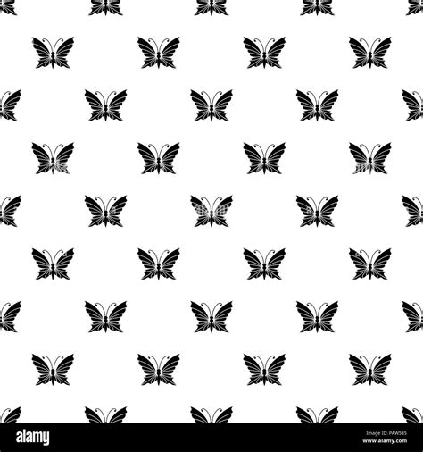 Butterfly With Antennae Icon Simple Style Stock Vector Image Art Alamy