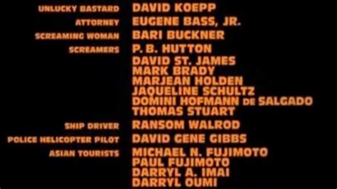 The Story Behind Unlucky Bastard From The Credits Of The Lost World Jurassic Park