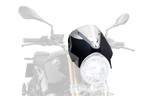 Puig Naked Generation Windscreen Black Clear For