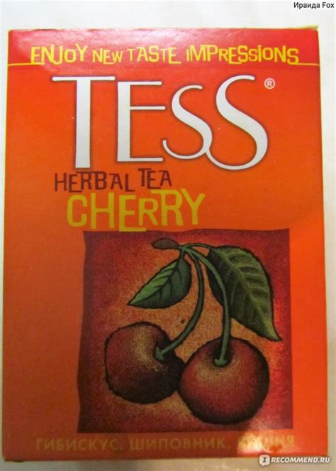 Чай Tess Herbal tea Cherry - «Чай- компот.» | отзывы