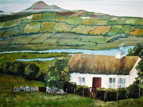 Ireland 7 14 X 9 34 Inch Print Mayo Irish Cottage Etsy Irish