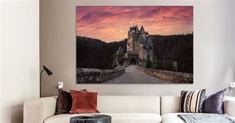 Burg Eltz Bei Sonnenaufgang Von Martin Podt Auf ArtFrame Leinwand