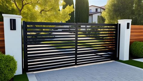 Elegant Wood Automatic Driveway Gates Designs - Hik Security