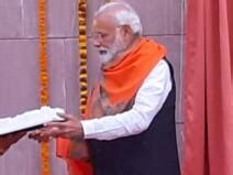 Varanasi PM Modi Lays The Foundation Stone Of Kashi Vishwanath Temple