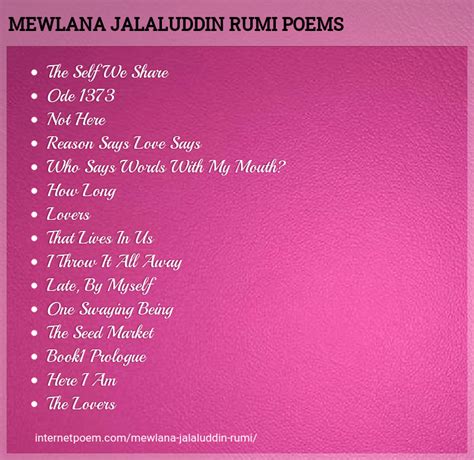 Biography of Mewlana Jalaluddin Rumi