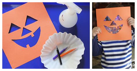 Easy Preschool Jack O Lantern Craft Project