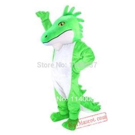 Green Dragon Mascot Costume