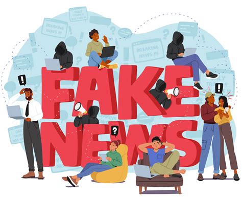 Fake News Illustration Pack - 5 Free Download Network & Communication