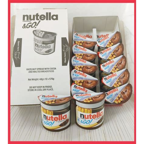 Nutella Ferrero Go Hazelnut Spread With Cocoa And Malted Breadstick