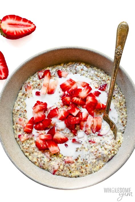 Low Carb Keto Oatmeal (5 Flavors) - Wholesome Yum