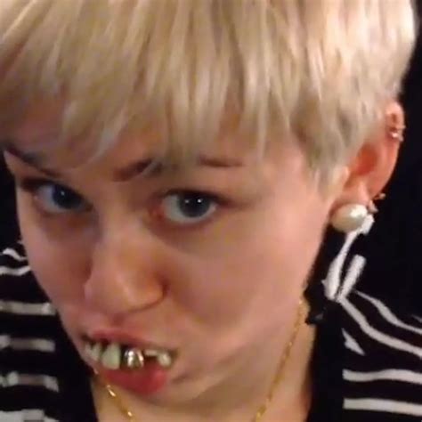 Miley Cyrus Crooked Front Tooth