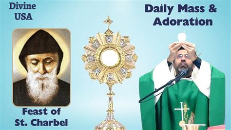 Live Jul 24 2023 Holy Mass And Adoration Divine Usa Fr Sunil Vc Youtube