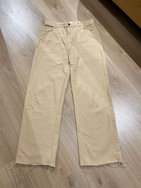 BERSHKA JEANS IN NUDE Women S Fashion Bottoms Jeans Leggings On Carousell