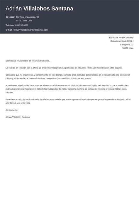 Carta De Presentaci N Corta Y Sencilla Gu A Ejemplos Hot Sex Picture