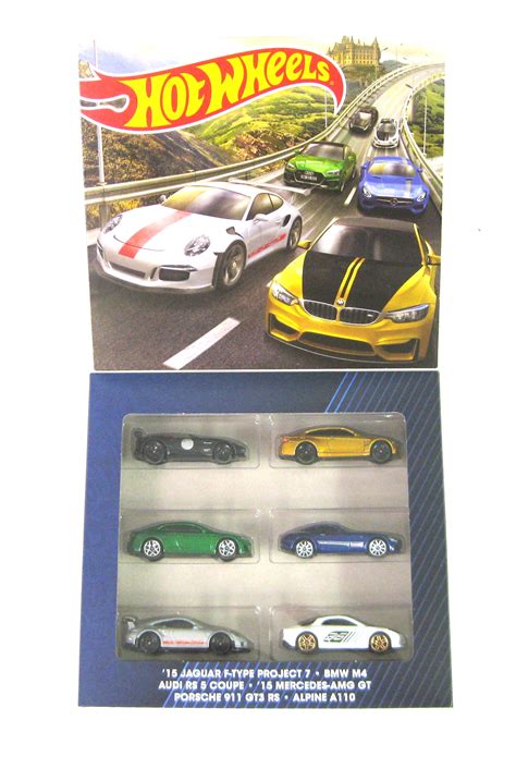 Hot Wheels European Speed Machines Set Mit 6 Modellen 1 64 Modelle Alles Gute
