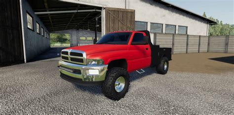 Dodge Gen Reg Cab Flatbed V1 0 Ls19 Farming Simulator 2025 Mod Ls