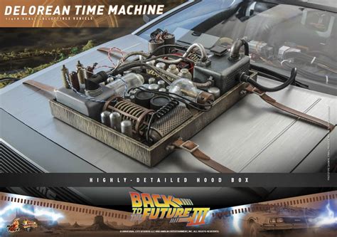 DeLorean Time Machine Back To The Future 3 Hot Toys MMS738 1 6 Scale Collectible Vehicle