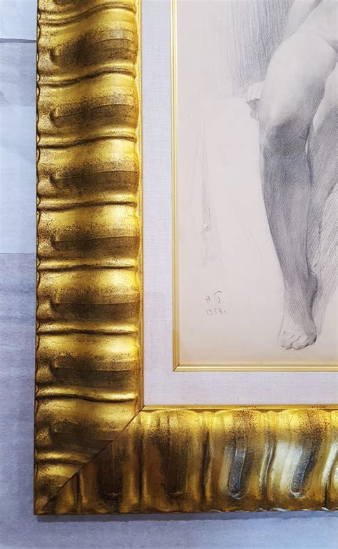 Hendrik Paulides Zittend Naakt Seated Nude Figurative Girl Lady Pencil Drawing Woman Art