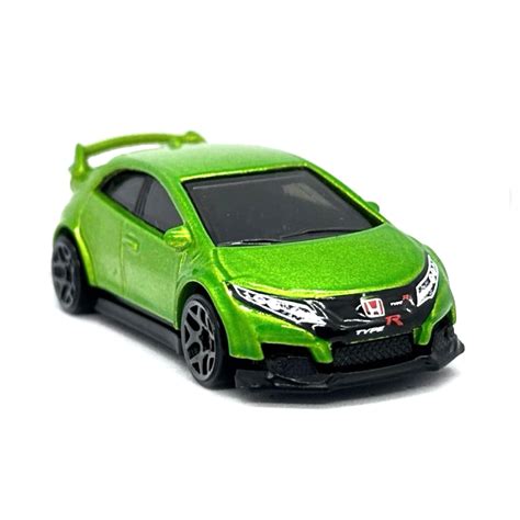 Hot Wheels fém modell 2016 os Honda Civic Type R 1 64 zöld eMAG hu