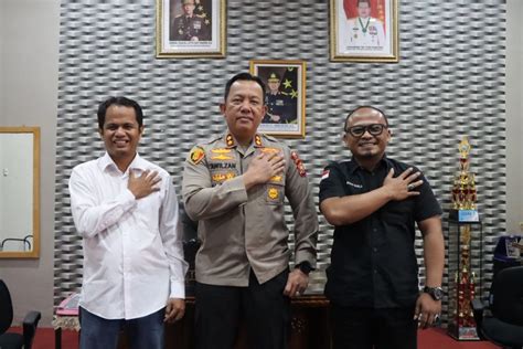 Perkuat Sinergi Jelang Pemilu 2024 SMSI Audensi Dengan Kapolres Lebong