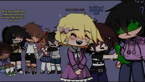 Pin By Whitney Ice On Afton Gacha Life Comic Art Girls Afton Fnaf