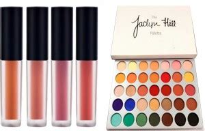 BUY TYA Nude Fab Liquid Huda Lipstick The Jaclyn Hill Blushed Eyeshadow Palette Price In India