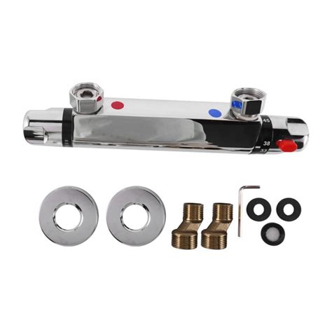 Thermostatic Shower Mixer Modern Thermostatic Bar Shower Mixer Valve Anti Scald Tap Hot Cold