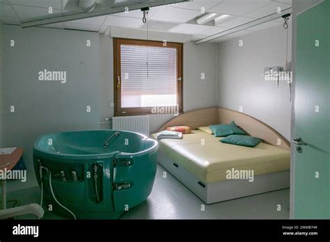 Delivery Room With Birth Bath Or Dilation Bath Where The Hot Water Bath Can Facilitate The